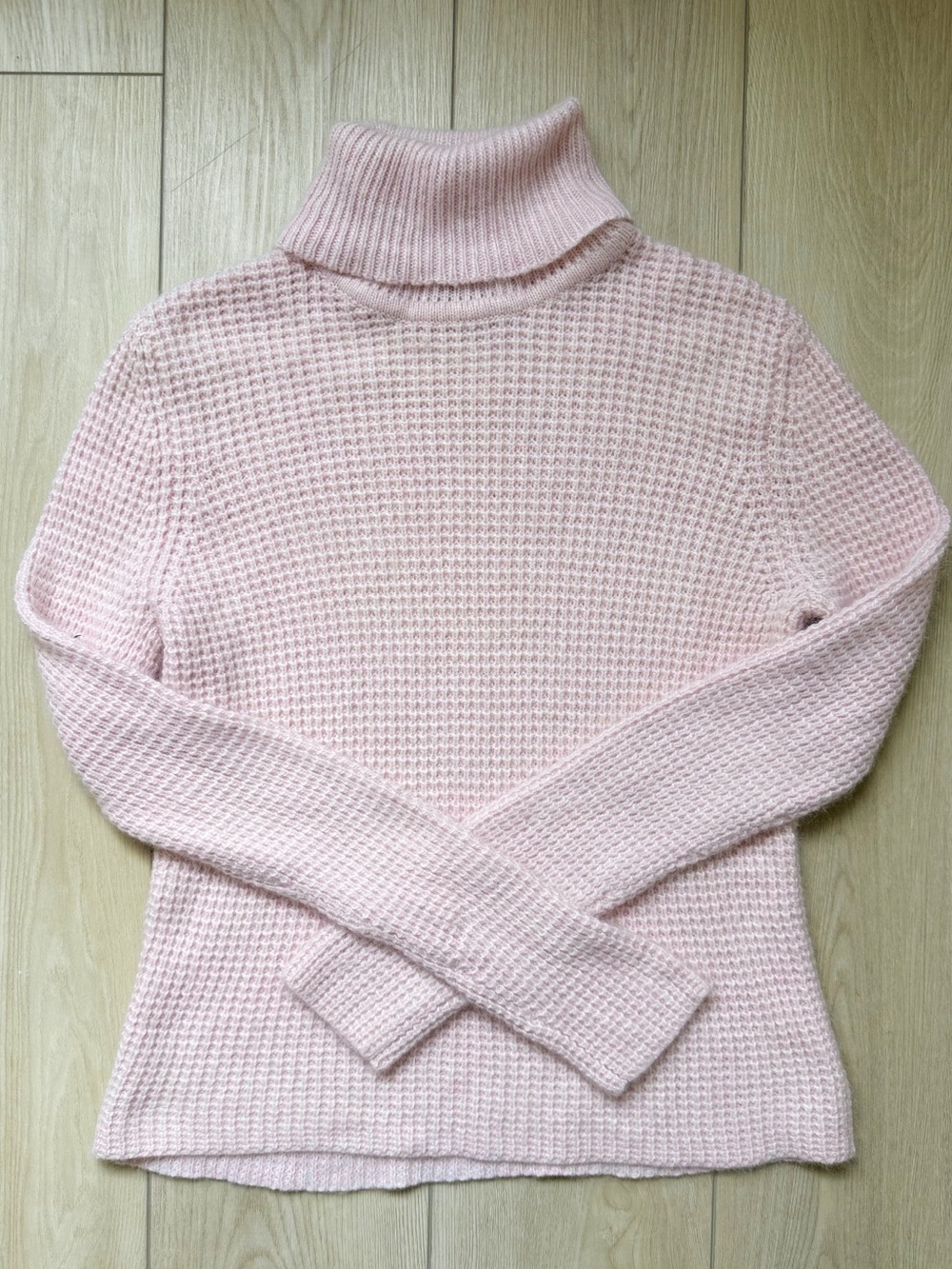 Vintage Tradition Country Collection Pink Angora Blend Turtleneck Sweater